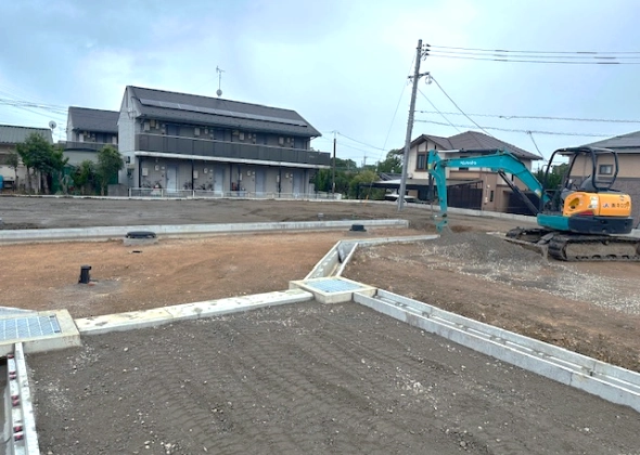 宅地造成の開発